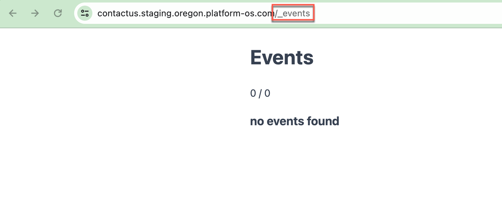 Events UI